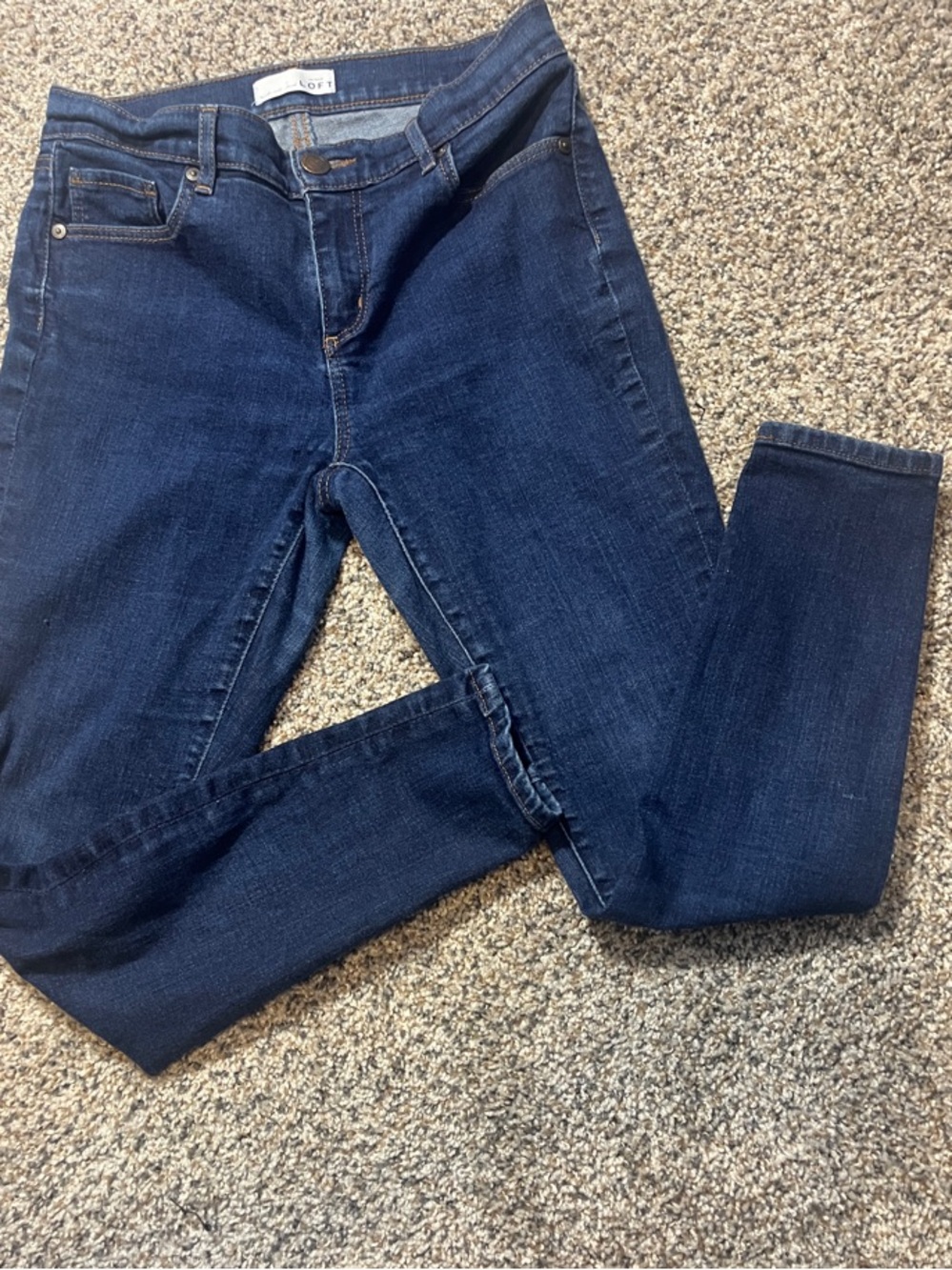 LOFT Women’s Navy Skinny Jeans, Size 28/6